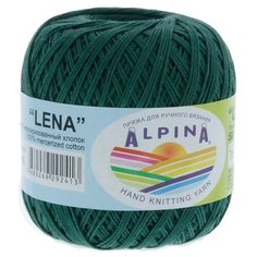 Набор пряжи Alpina "Lena", хлопок, 10*50 г, 280 м+/-15 м, №65 зеленый