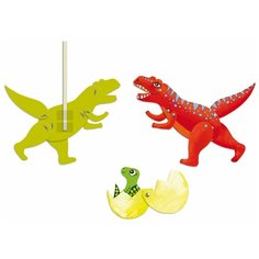 Фигурки из бумаги Djeco "Динозавры" (09680)