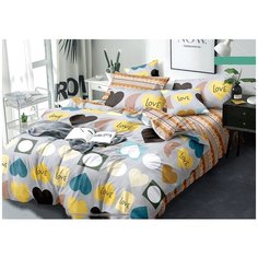 Постельное белье Mercury Home Love-1 1.5 СП Поплин