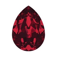 Стразы Swarovski цветные, 18*13 мм, кристалл, 4 шт, в пакете, багряный