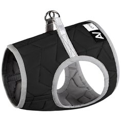 Шлея мягкая для собак Collar AiryVest ONE черная (XS4)