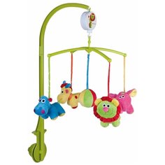 Карусель музыкальная Canpol babies плюшевая, Сафари, 0+ (250930014)