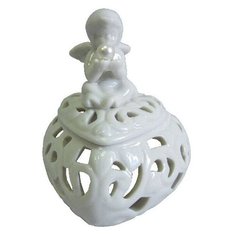 SNOWMEN Шкатулка с ангелом Е94323 белый
