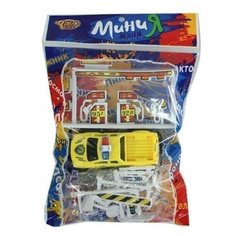 Игровой набор Заправочная станция, машина инерционная, АЗС, дорож.знаки Shantoy Gepay M6453 Наша Игрушка