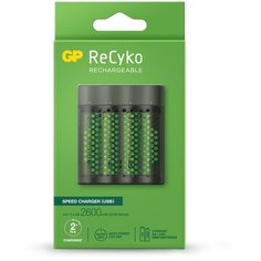 Зарядное устройство USB GP M451, для быстрой зарядки аккумуляторных батарей+аккумул. батарейки АА 2600мАч , 4шт.