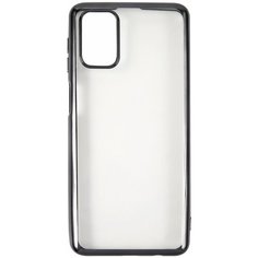 Чехол для Samsung Galaxy M31s черная рамка, силиконовая накладка Red Line