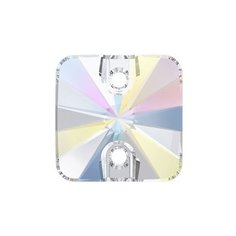 Стразы Swarovski Crystal AB, 14*14 мм, кристалл, 24 шт, в пакете, перламутр