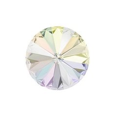 Стразы Swarovski Crystal AB, 12 мм, кристалл, 6 шт, в пакете, перламутр