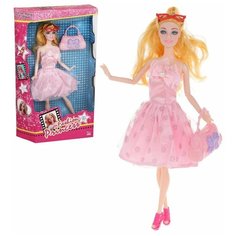 Кукла Наша Игрушка "Модница", 30 см, 2 предмета, коробка (ZQ30325-27)