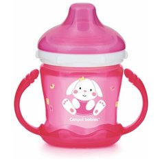 Чашка-непроливайка Canpol babies Sweet fun, 180 мл, цвет розовый (250989259)