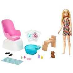 Кукла Mattel Barbie, Игровой набор для маникюра и педикюра (GHN07)