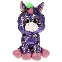 Мягкая игрушка Мульти-пульти Единорог, из пайеток, 21 см, без чипа, в пакете (EJ9413C-2NS)