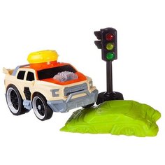 Машинка ABtoys "АвтоСити", свет и звук, бежевая (C-00420)