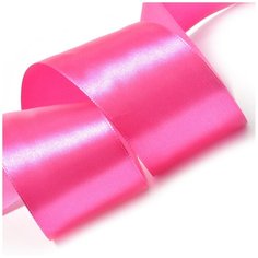 Лента атласная 2 (50мм) цв.3083 фуксия IDEAL уп.27,4 м