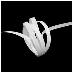 Лента Ideal репсовая в рубчик шир.20мм цв. 029 белый уп.27,42м