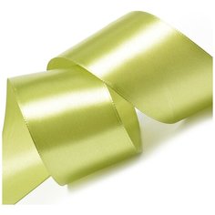 Лента атласная 2 (50мм) цв.3146 св.оливковый IDEAL уп.27,4 м