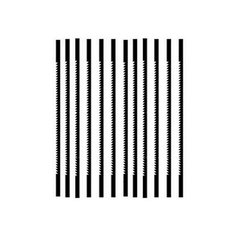 Пилки Proxxon N1 для лобзика, очень мелкий зуб, для твердых материалов,12 шт, 28114