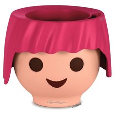 Кашпо Охо с автополивом, розовый, D21cm, H16cm Lechuza