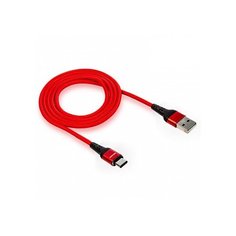 Кабель магнитный Micro USB WALKER C970 / кабель usb / микро usb / быстрая зарядка / магнитная зарядка / 3.3А, красный