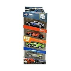 Набор машинок Shantou металл, инерция, (4 шт), 30,5*5*12 см (1701298)