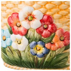 Фруктовница ORGIA корзина С цветами 32*18 см Высота: 31 см ORGIA 335-006