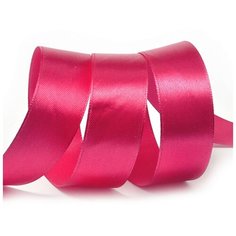 Лента атласная 1 (25мм) цв.3081 малиновый IDEAL уп.27,4 м