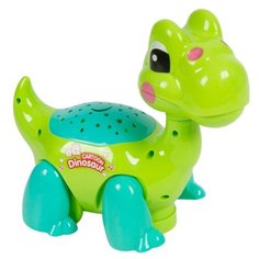 Развивающая игрушка Baohan Динозавр-проектор EM-260B, зелeный
