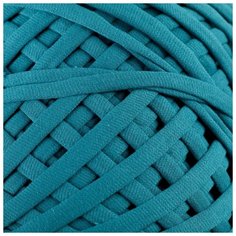 Пряжа трикотажная Saltera широкая, 100 м*300 г, 7-9 мм, 65 петроль