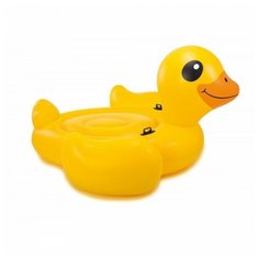 Плот надувной Intex 57556NP Yellow Duck Ride-On (147х147х81см)