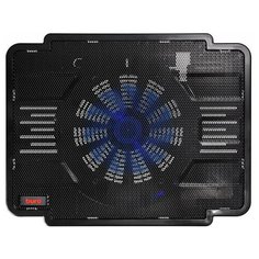 Подставка для ноутбука Buro BU-LCP140-B114 14"335x265x23мм 1xUSB 1x 140ммFAN металлическая сетка/пластик черный