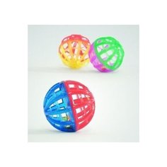 Игрушка для кошек Beeztees "Мяч-погремушка сетчатый", 4 см