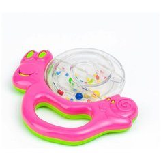 Погремушка Canpol babies Улитка-Бабочка, 0+, цвет: розовый, форма: улитка (250930645)