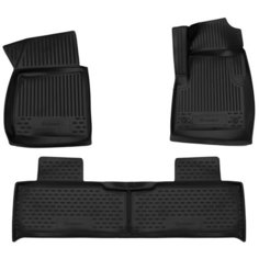 Element Коврики 3D в салон подходят для УАЗ Patriot 3163, 2014->, 3шт. (полиуретан)