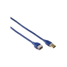 Кабель-удлинитель Hama 00039674 USB 3.0 A(m) USB 3.0 A(f) 1.8м синий