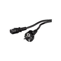 Кабель Hama 00044219 IEC C13 Евровилка 1.5м черный