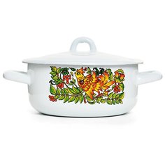 Кастрюля "Райская птица" цилиндрическая 1,45 л ЭСТЕТ