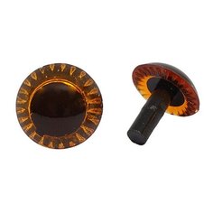 Глаза для игрушек Д-11мм пластик. (коричневый) 100 шт АЙРИС пресс