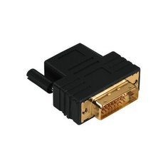 Адаптер Hama 00122237 DVI-D (m) HDMI (f) черный