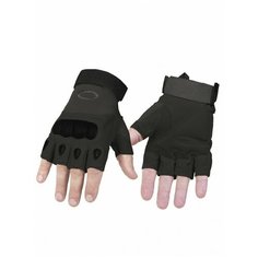 Тактические перчатки беспалые Factory Pilot Gloves, арт OK-323, цвет Черный (Black) Oakley