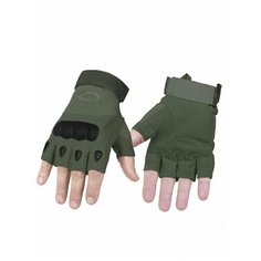 Тактические перчатки беспалые Factory Pilot Gloves, арт OK-323, цвет Оливе (Olive) Oakley