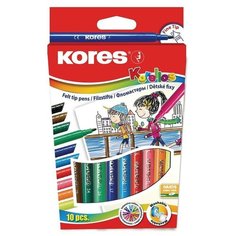Фломастеры Kores Korellos 10 цветов