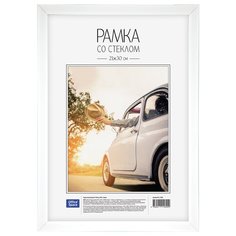 Рамка пластиковая 21*30см, OfficeSpace, №6/1, белая