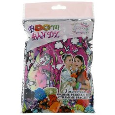 Резинка для волос Lukky Fashion, Boom bandz, 3 шт, "Сны единорога" (Т20303)