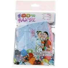 Резинка для волос Lukky Fashion, Boom bandz, 3 шт, "Зефирки" (Т20299)