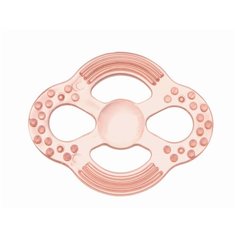 Прорезыватель Canpol babies мягкий, прозрачный, 0+, цвет розовый, форма: НЛО (250930497)