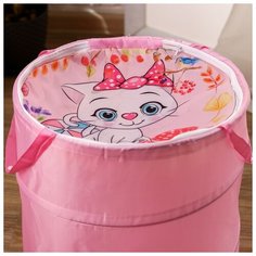 Корзина для игрушек ZABIAKA "Котик и мячик", 35*35*45 см