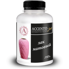 Лак AccentO акриловый матовый Art 250 г прозрачный