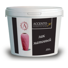 Лак AccentO акриловый матовый Art 500 г прозрачный