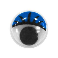 TEY-019 Глаза бегающие с цветным веком 12мм (голубой) 200 шт АЙРИС пресс