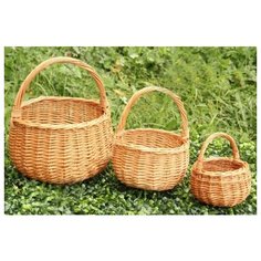 Набор из трех корзин S008 Wood Fun